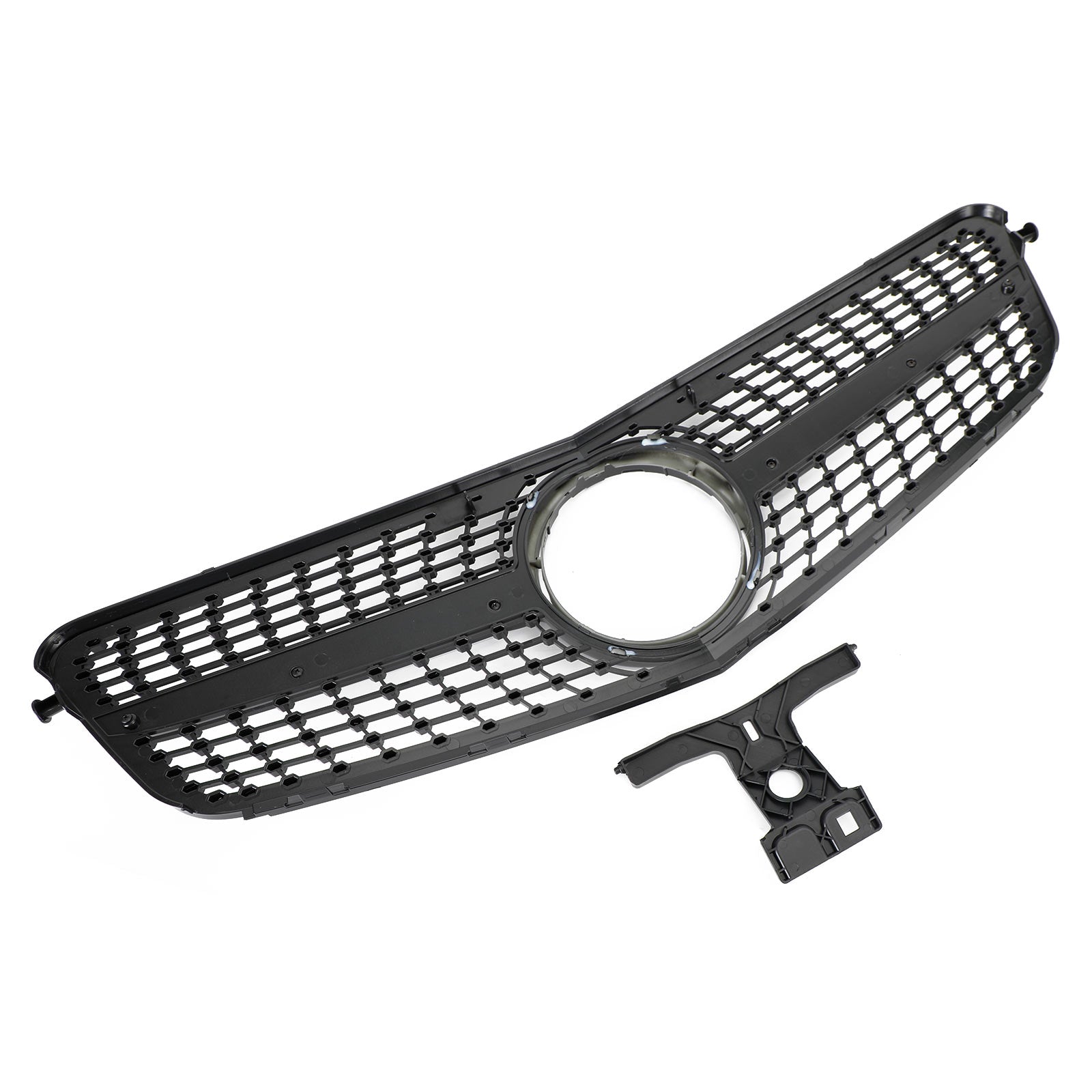2008 2009 2010 2011 2012 2013 2014 C-Class Benz W204 C300 C350 LED Diamond Front Bumper Grille Grill