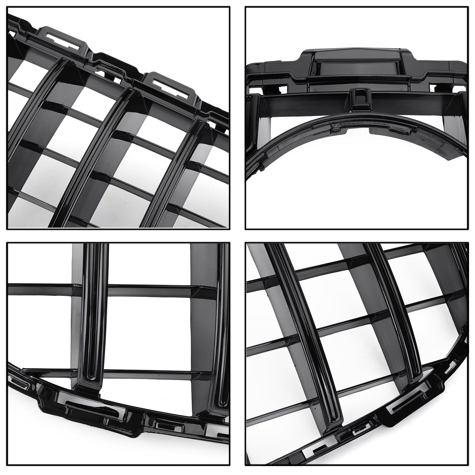 GTR Style Front Bumper Grille for 2015-2018 Mercedes-Benz C-Class W205 (C200, C250, C300, C350)