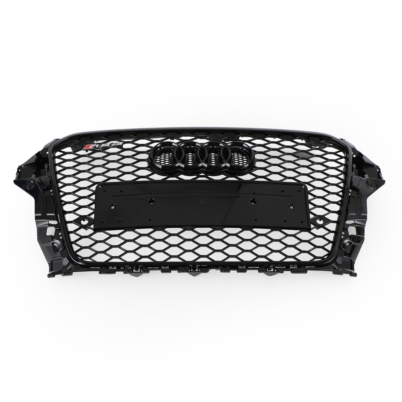 2013 2014 2015 2016 Audi A3 S3 RS3 Style Front Hood Henycomb Bumper Grille Grill Black