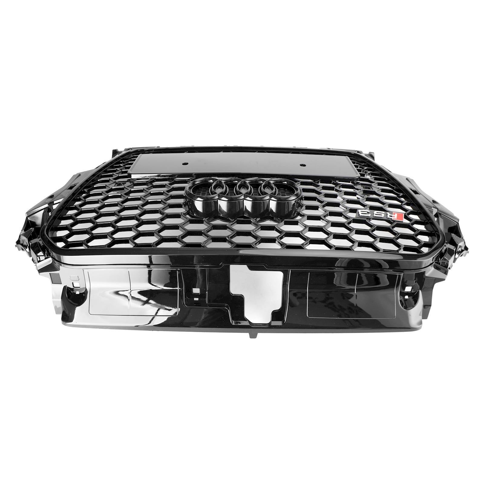 2013 2014 2015 2016 Audi A3 S3 RS3 Style Front Hood Henycomb Bumper Grille Grill Black