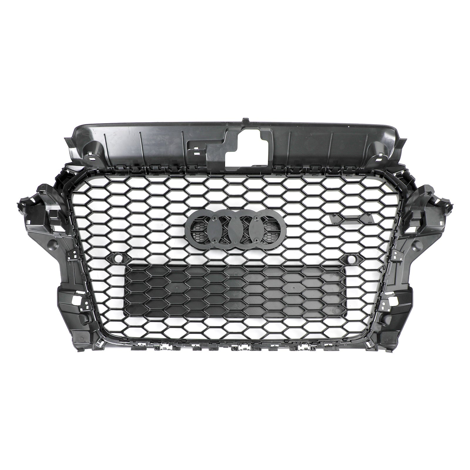 2013 2014 2015 2016 Audi A3 S3 RS3 Style Front Hood Henycomb Bumper Grille Grill Black