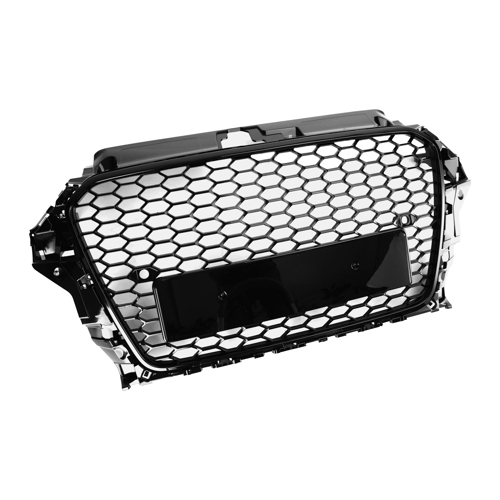 2013-2016 Audi A3 S3 RS3 Style Front Hood Henycomb Bumper Grille Grill Black