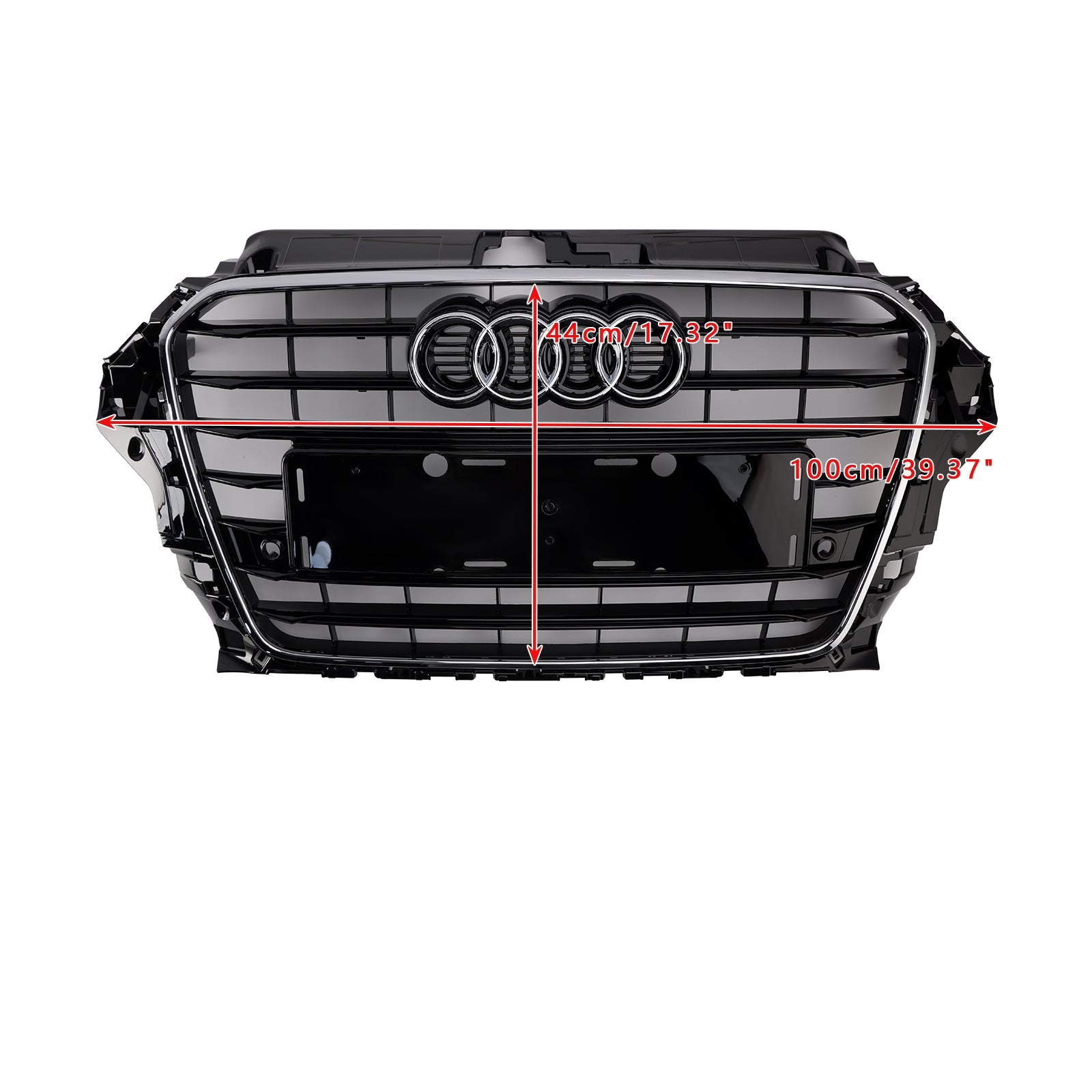 Audi A3 S3 2013-2016 S3 Style Front Bumper Grille Grill 8V3853651 Chrome