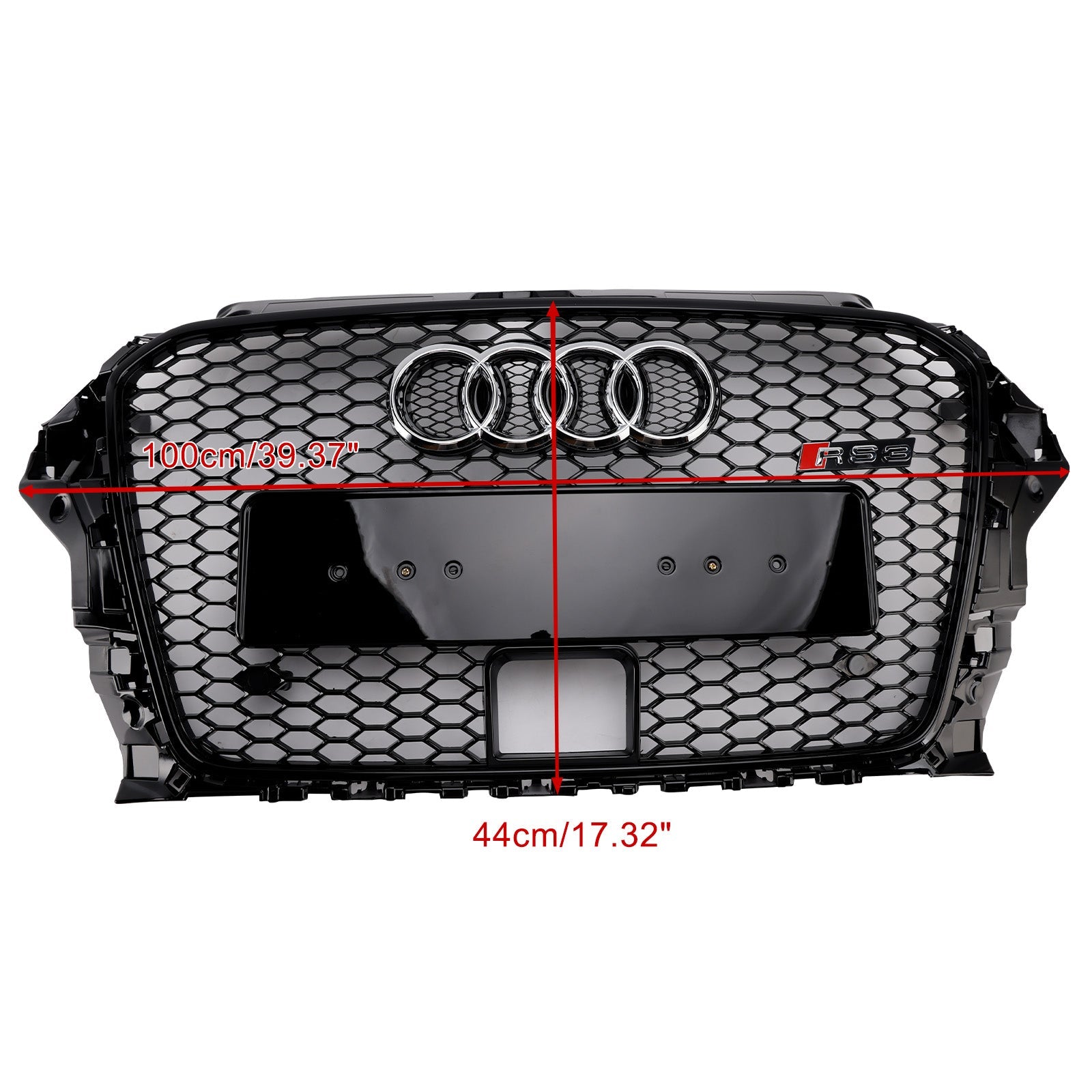 2013-2016 Audi A3 S3 With ACC RS3 Style Front Bumper Grill Grille