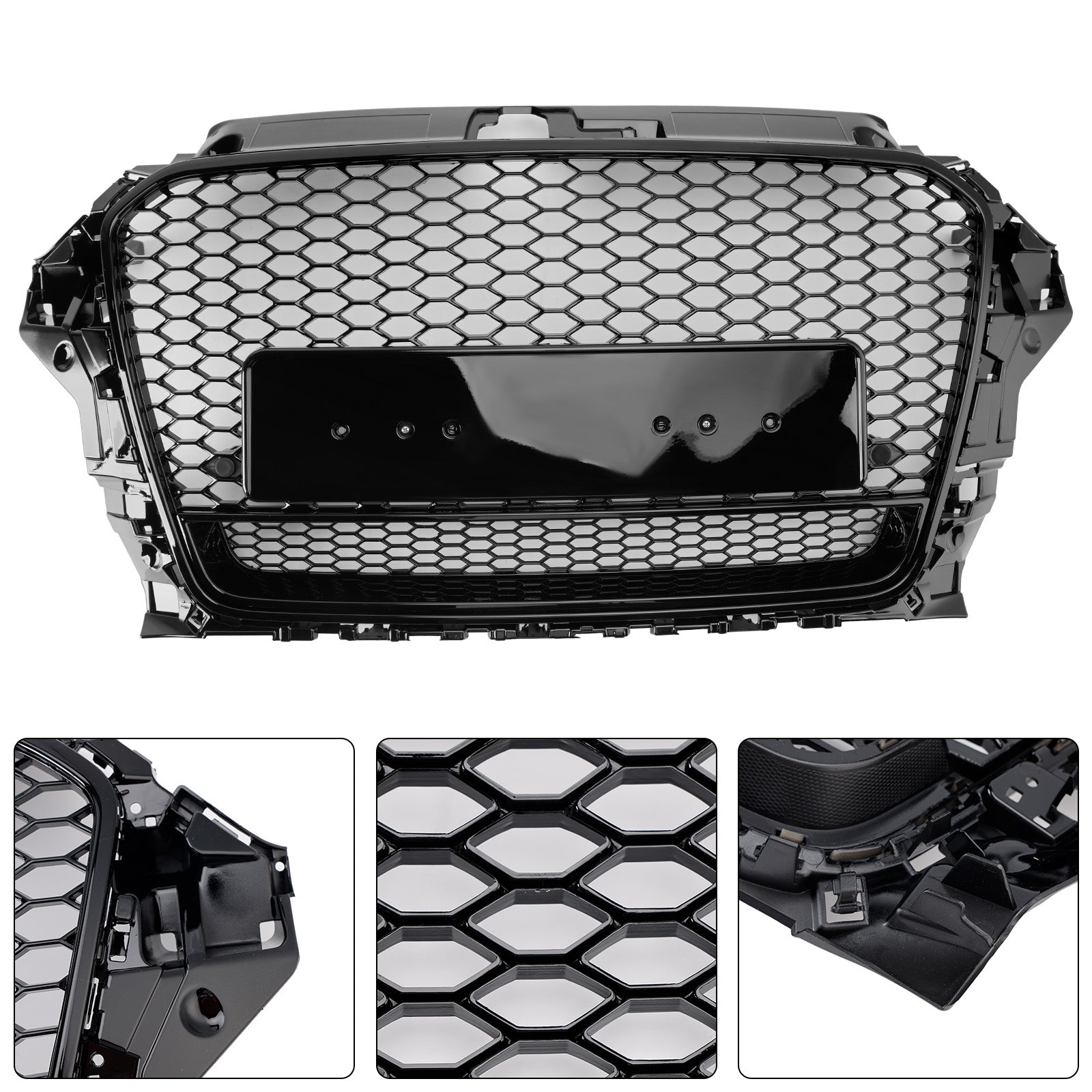 2013-2016 Audi A3 S3 RS3 Style Front Henycomb Bumper Grill Grille