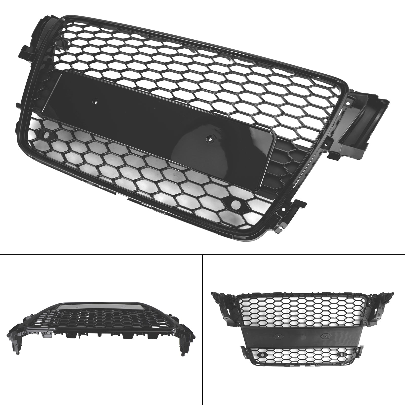2008 2009 2011 2012 AUDI A5 S5 B8 RS5 Style Hood Henycomb Sport mesh Grill Grille