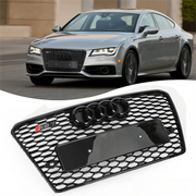 Audi A7/S7 2012-2015 RS7 Style Honeycomb Sport Mesh Hex Grille Grill Black