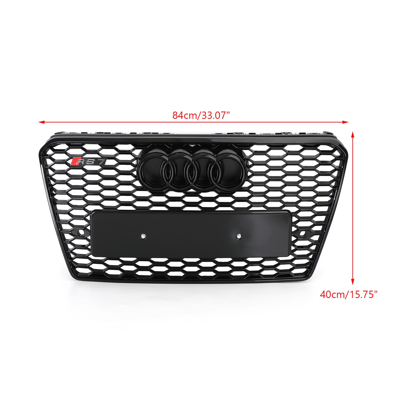 2012 2013 2014 2015 Audi A7/S7 RS7 Style Honeycomb Sport Mesh Hex Grille Grill Black