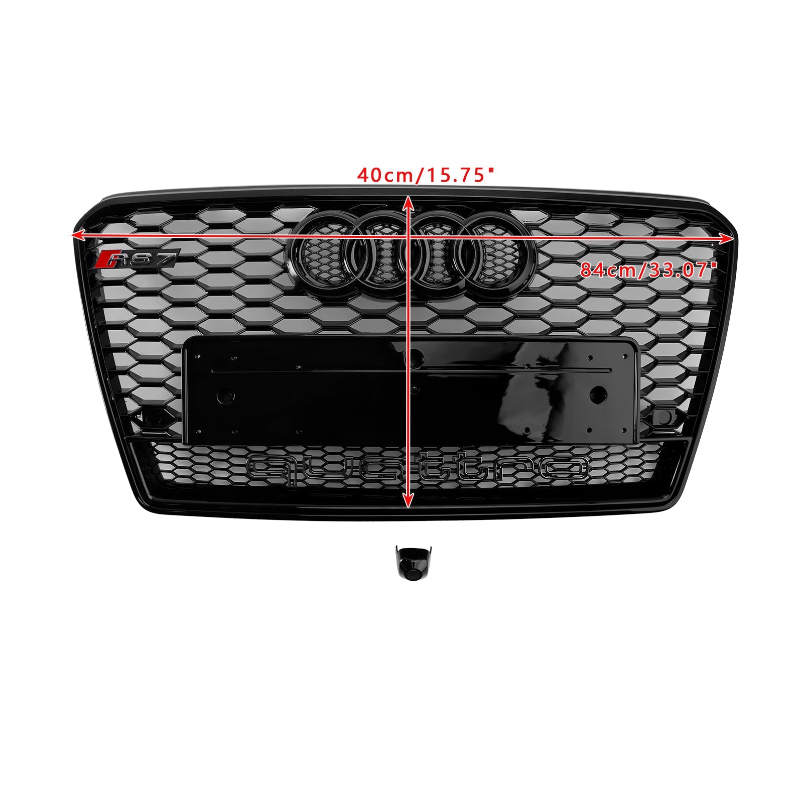 2012-2015 Audi A7/S7 RS7 Style Honeycomb Mesh Front Grille Grill Black