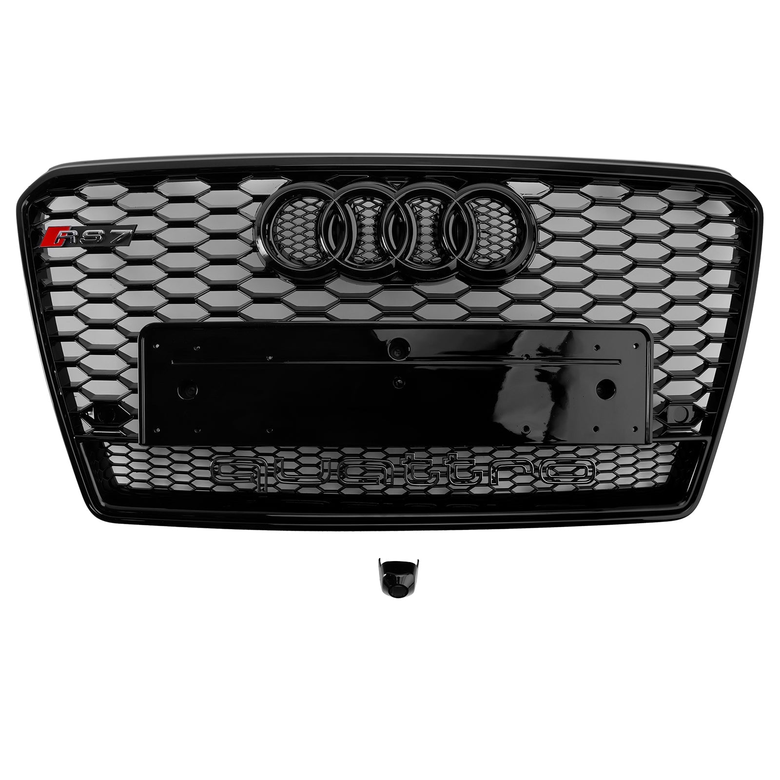 2012-2015 Audi A7/S7 RS7 Style Honeycomb Mesh Front Grille Grill Black