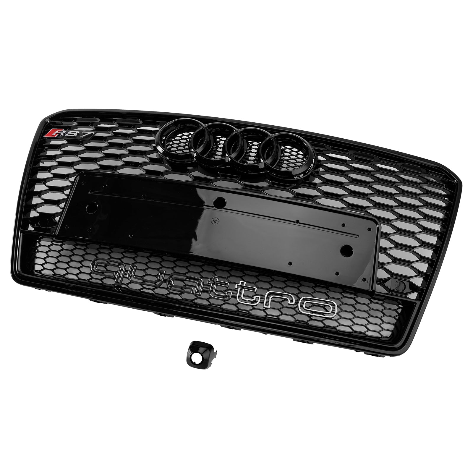2012-2015 Audi A7/S7 RS7 Style Honeycomb Mesh Front Grille Grill Black