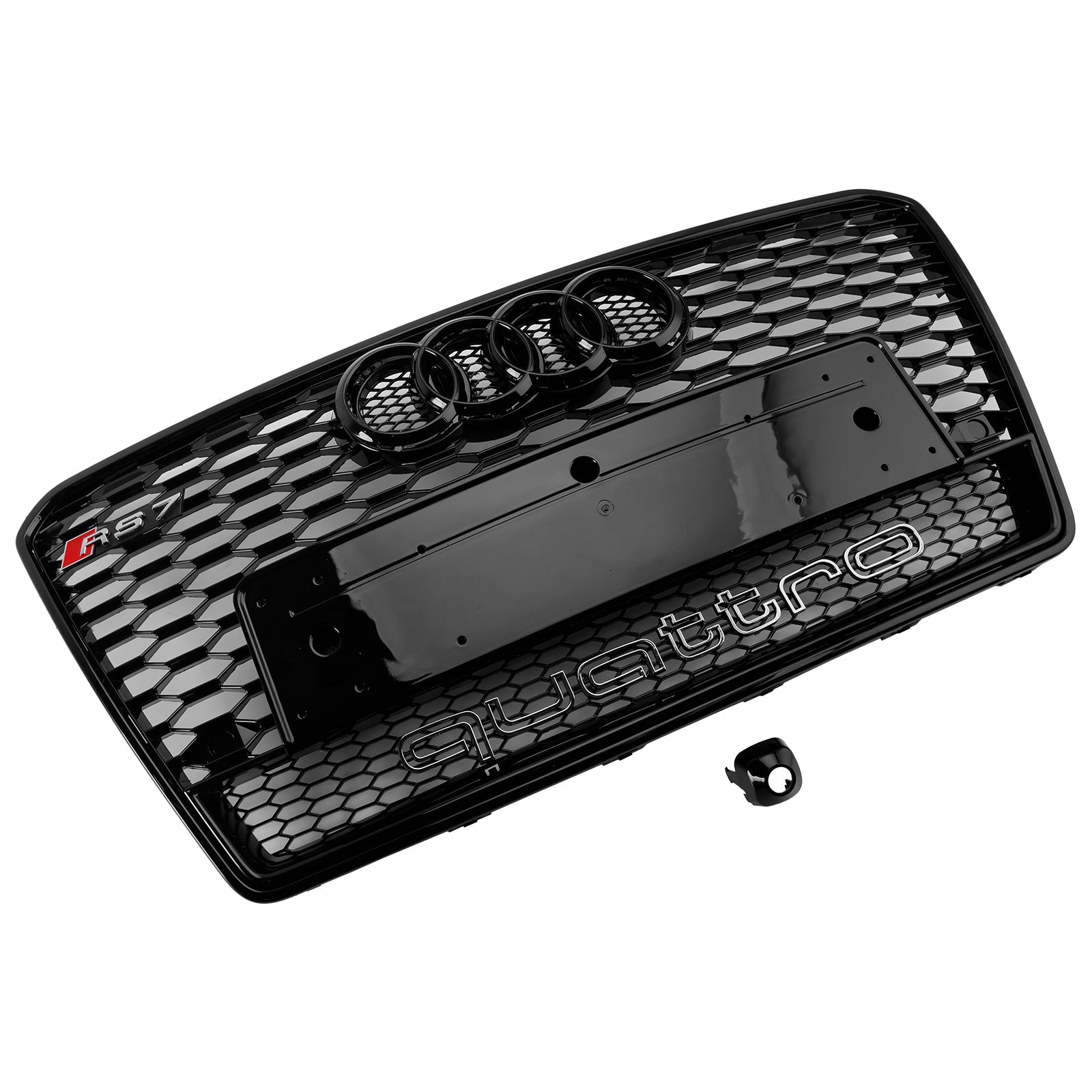 2012-2015 Audi A7/S7 RS7 Style Honeycomb Mesh Front Grille Grill Black