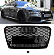 2012-2015 Audi A7/S7 RS7 Style Honeycomb Mesh Front Grille Grill Black