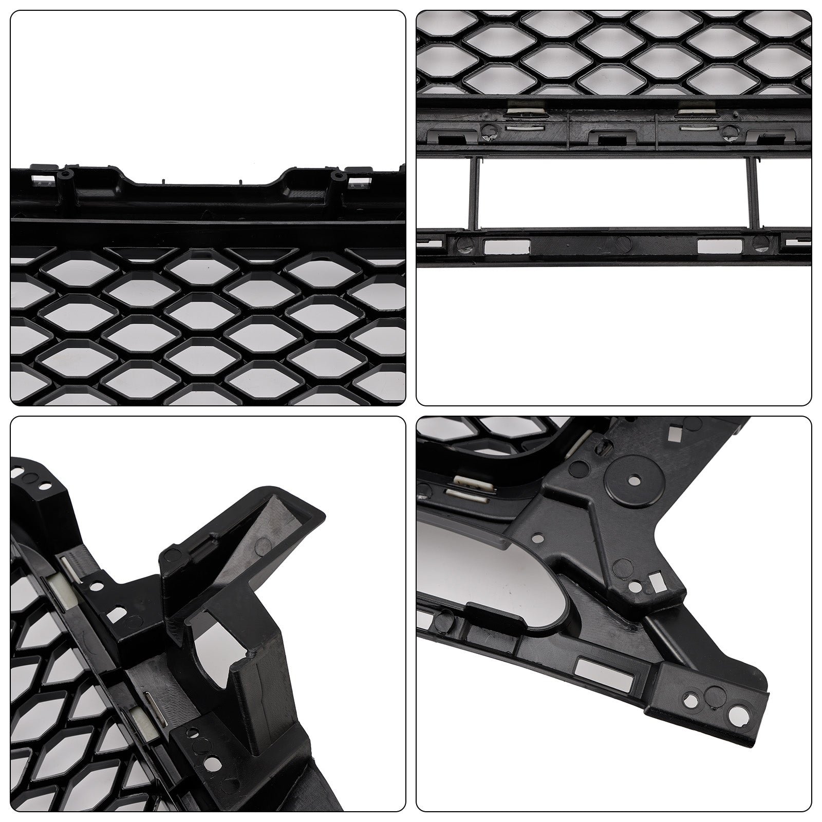 Audi Q5 SQ5 2013-2017 Gloss Black Front Honeycomb Bumper Grill Grille