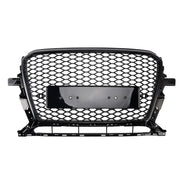 Audi Q5 SQ5 2013-2017 Gloss Black Front Honeycomb Bumper Grill Grille