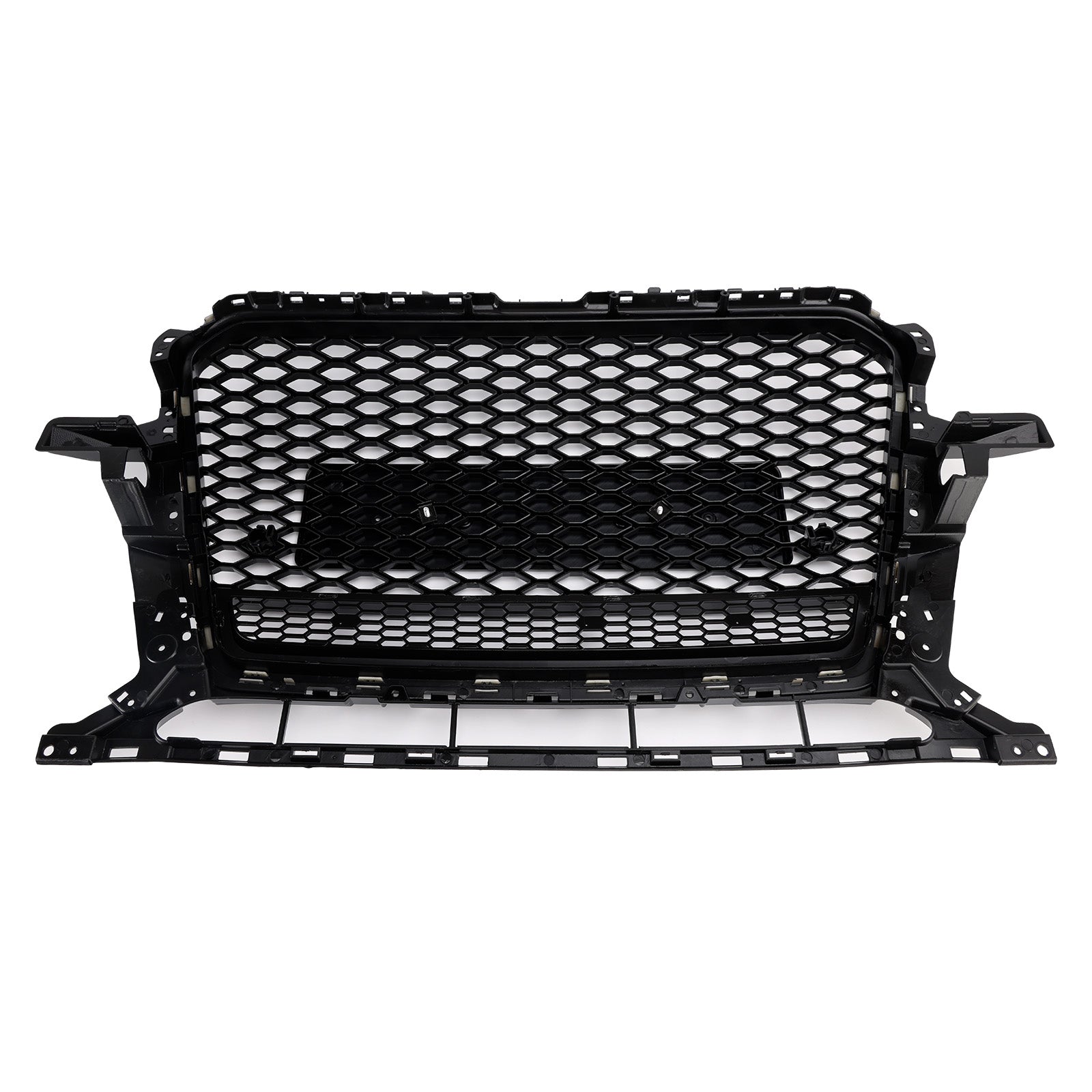 2013-2017 Audi Q5 Gloss Black Front Honeycomb Bumper Grille Grill