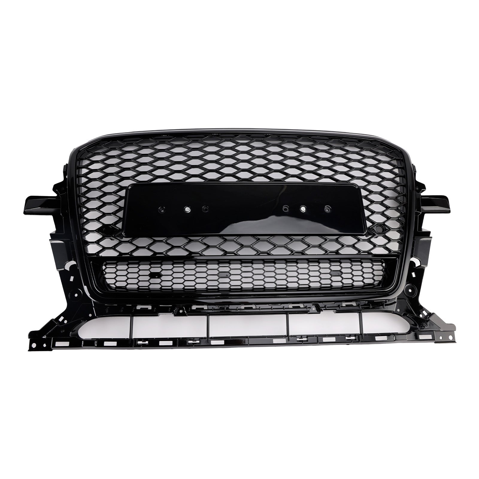 2013-2017 Audi Q5 Gloss Black Front Honeycomb Bumper Grille Grill