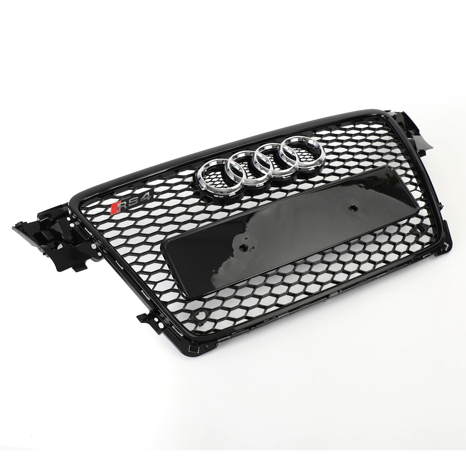 2009-2012 Audi A4/S4 B8 RS4 Style Honeycomb Sport Mesh Hex Grille Grill Black