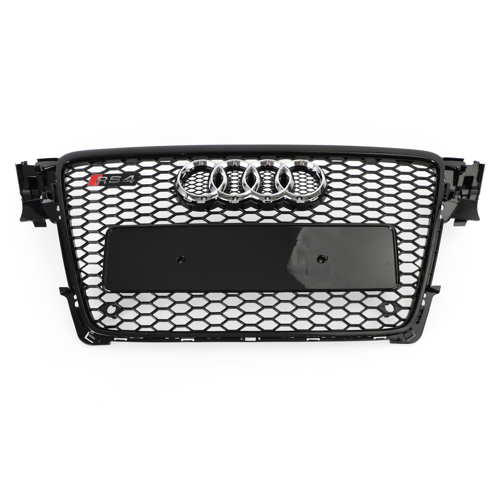 2009-2012 Audi A4/S4 B8 RS4 Style Honeycomb Sport Mesh Hex Grille Grill Black