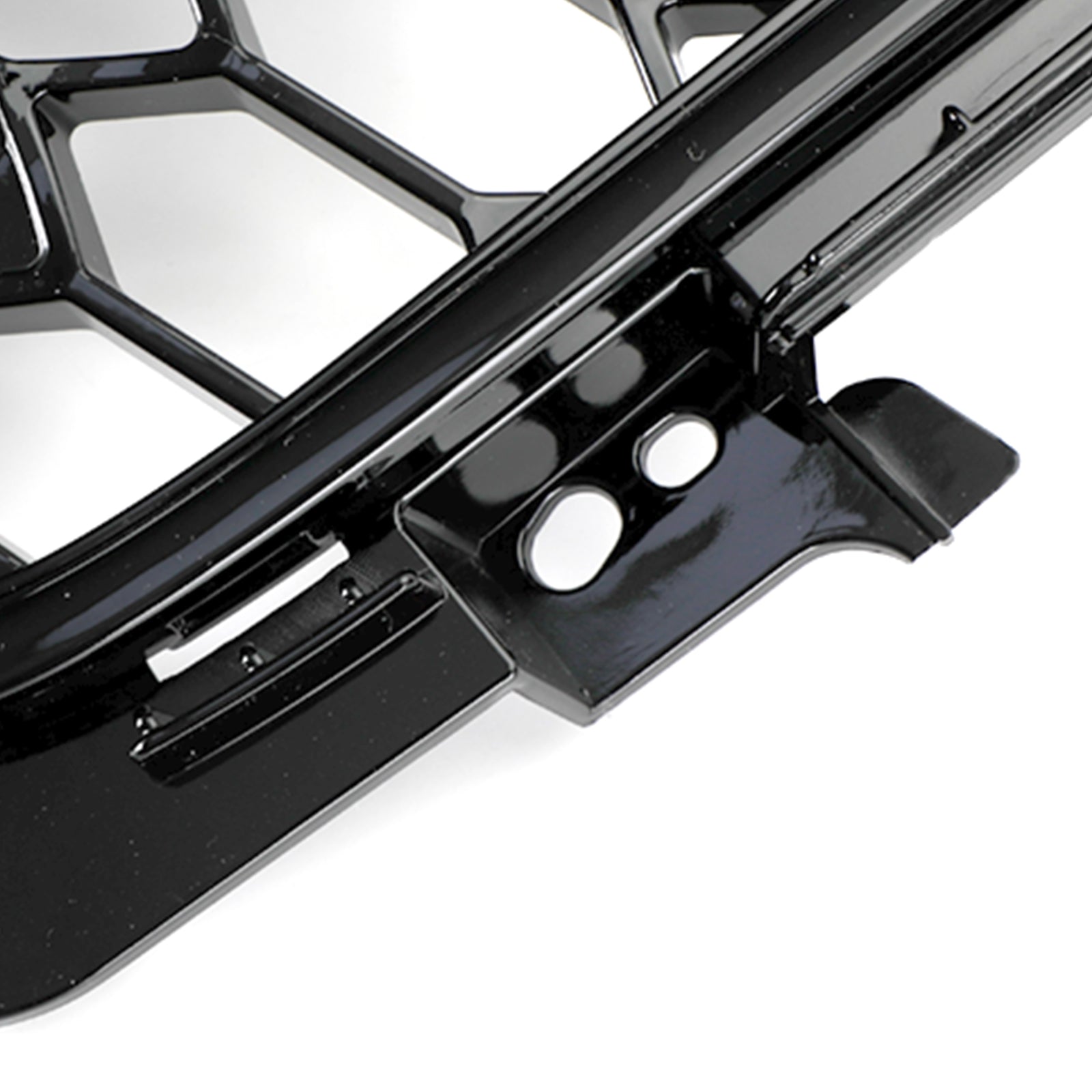 2009-2012 Audi A4 B8 RS4 Style Honeycomb Sport Mesh Hex Grille & Fog Light Open Vent Grill