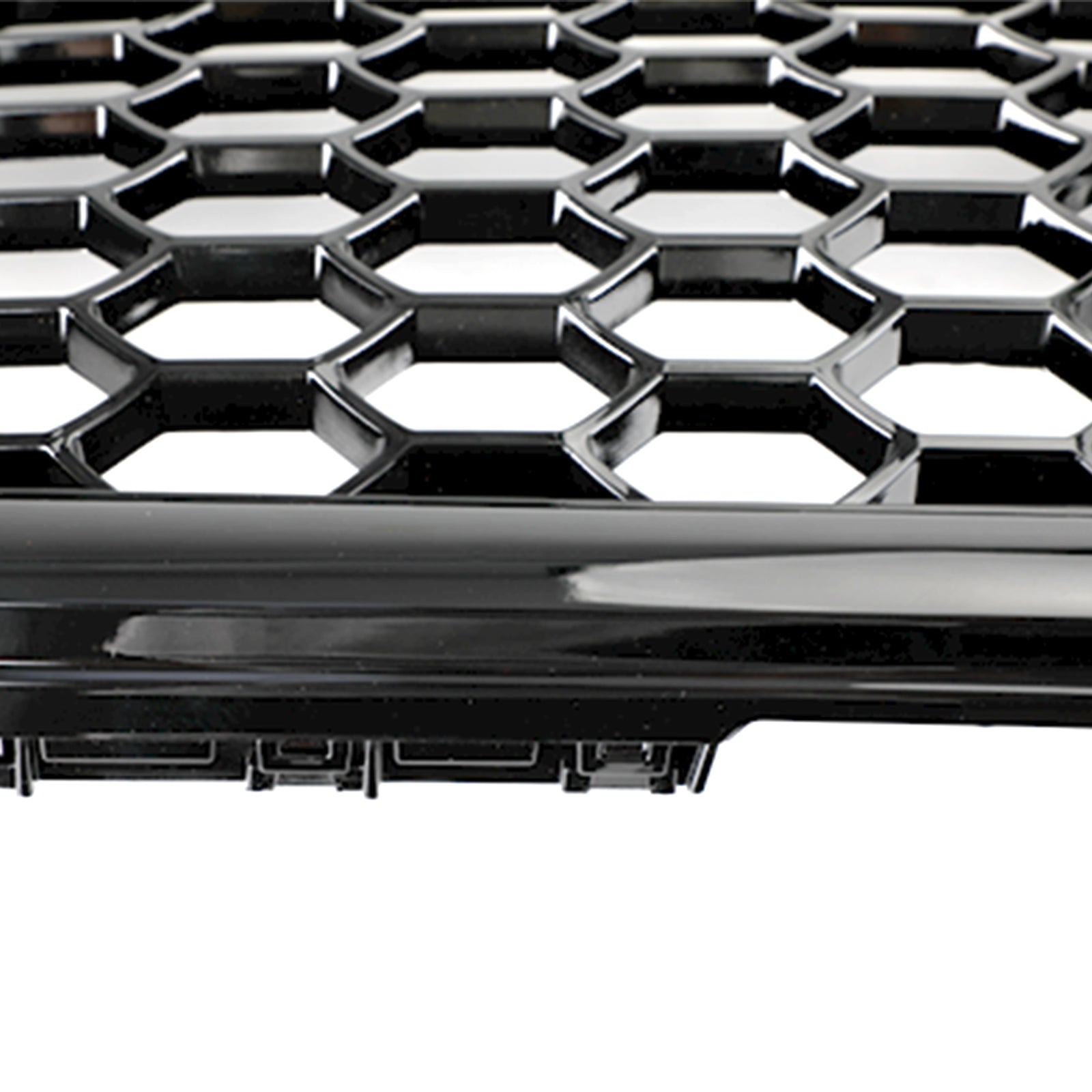 2009-2012 Audi A4 B8 RS4 Style Honeycomb Sport Mesh Hex Grille & Fog Light Open Vent Grill
