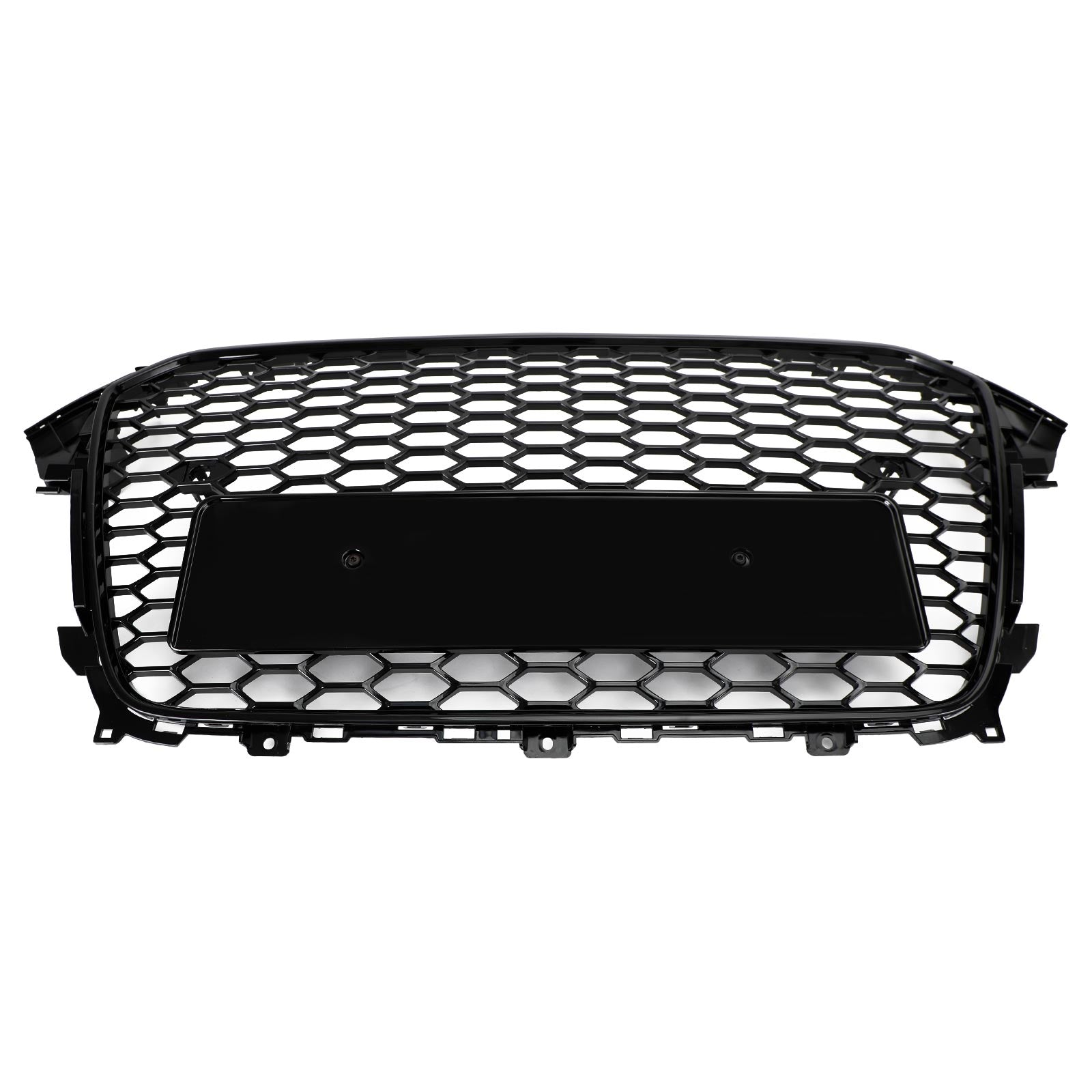 2013 2014 2015 2016 Audi A4 S4 RS4 Style Mesh Front Bumper Grille Grill Gloss Black