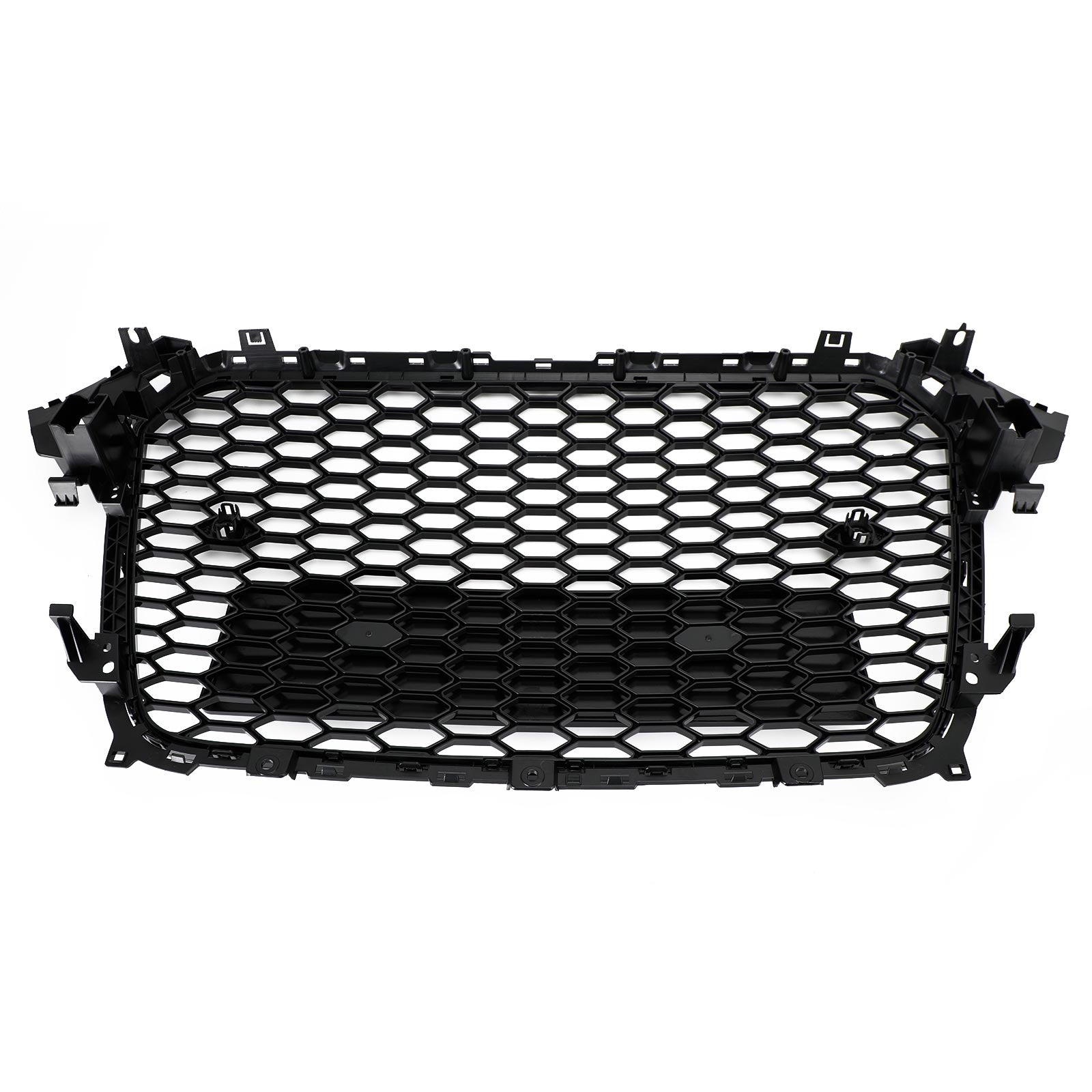 2013-2016 Audi A4 S4 RS4 Style Mesh Front Bumper Grille Grill Gloss Black