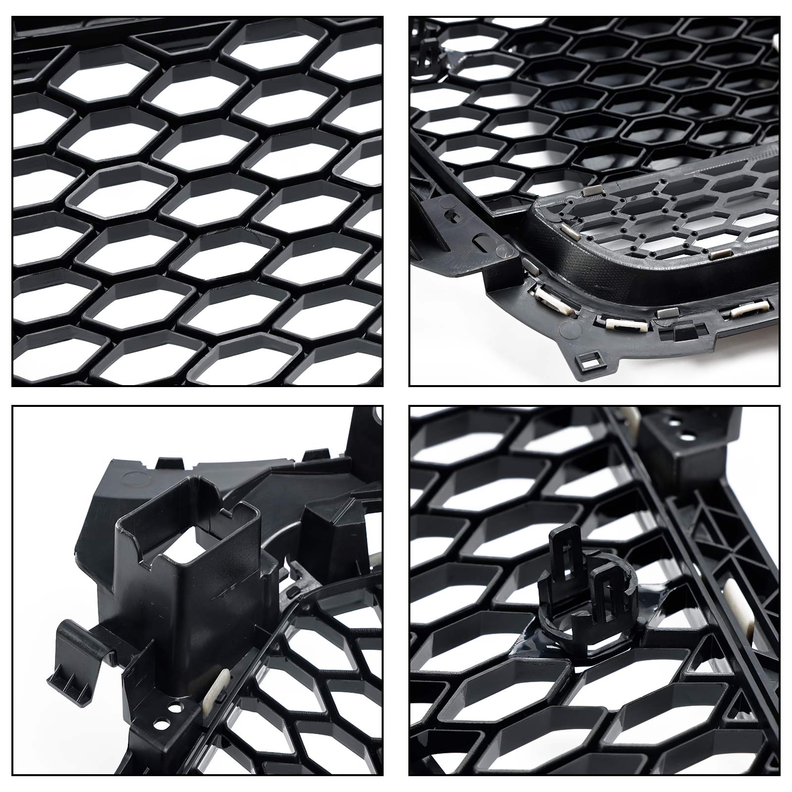 2013 2014 2015 2016 Audi A4 S4 B8.5 w/ Quattro RS4 Style Front Bumper Grill Grille