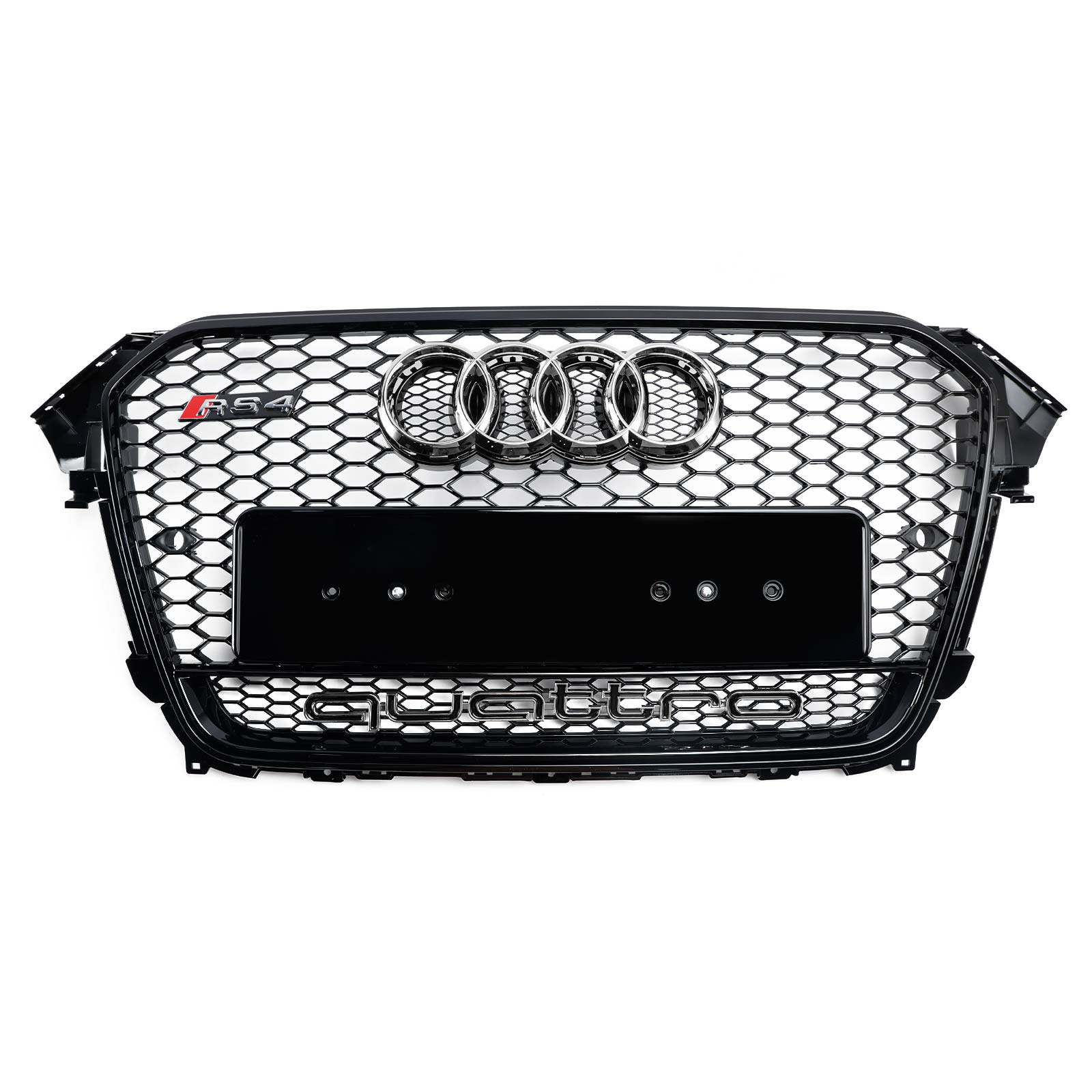 2013 2014 2015 2016 Audi A4 S4 B8.5 w/ Quattro RS4 Style Front Bumper Grill Grille