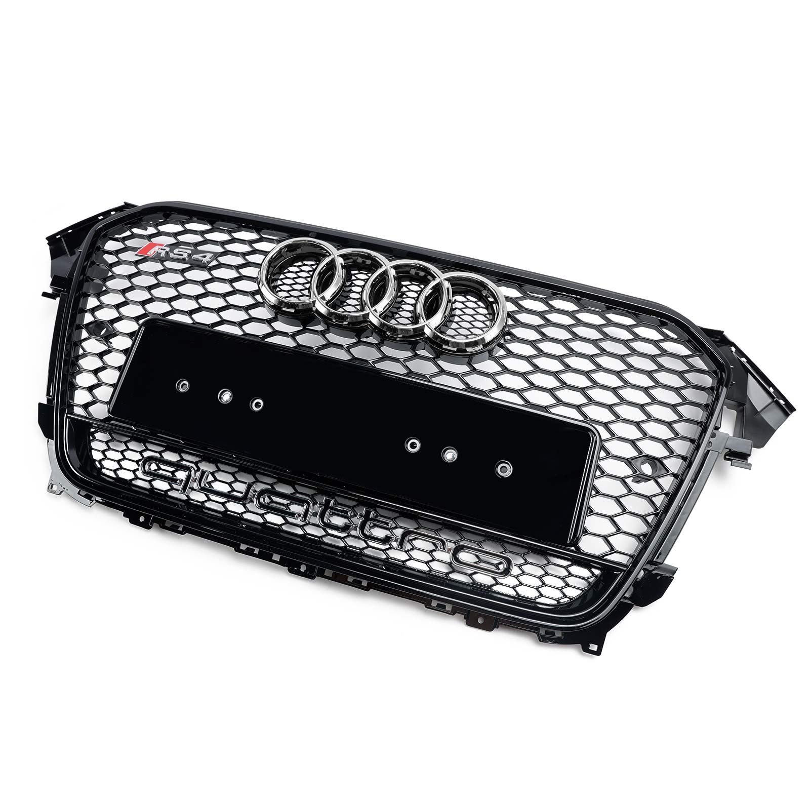 2013 2014 2015 2016 Audi A4 S4 B8.5 w/ Quattro RS4 Style Front Bumper Grill Grille