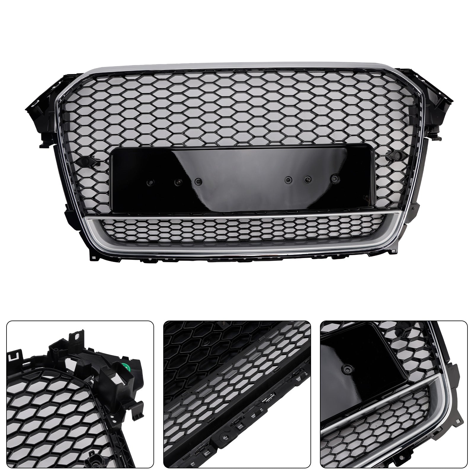 2013-2016 Audi A4 S4 B8.5 RS4 Style Front Bumper Grille Grill