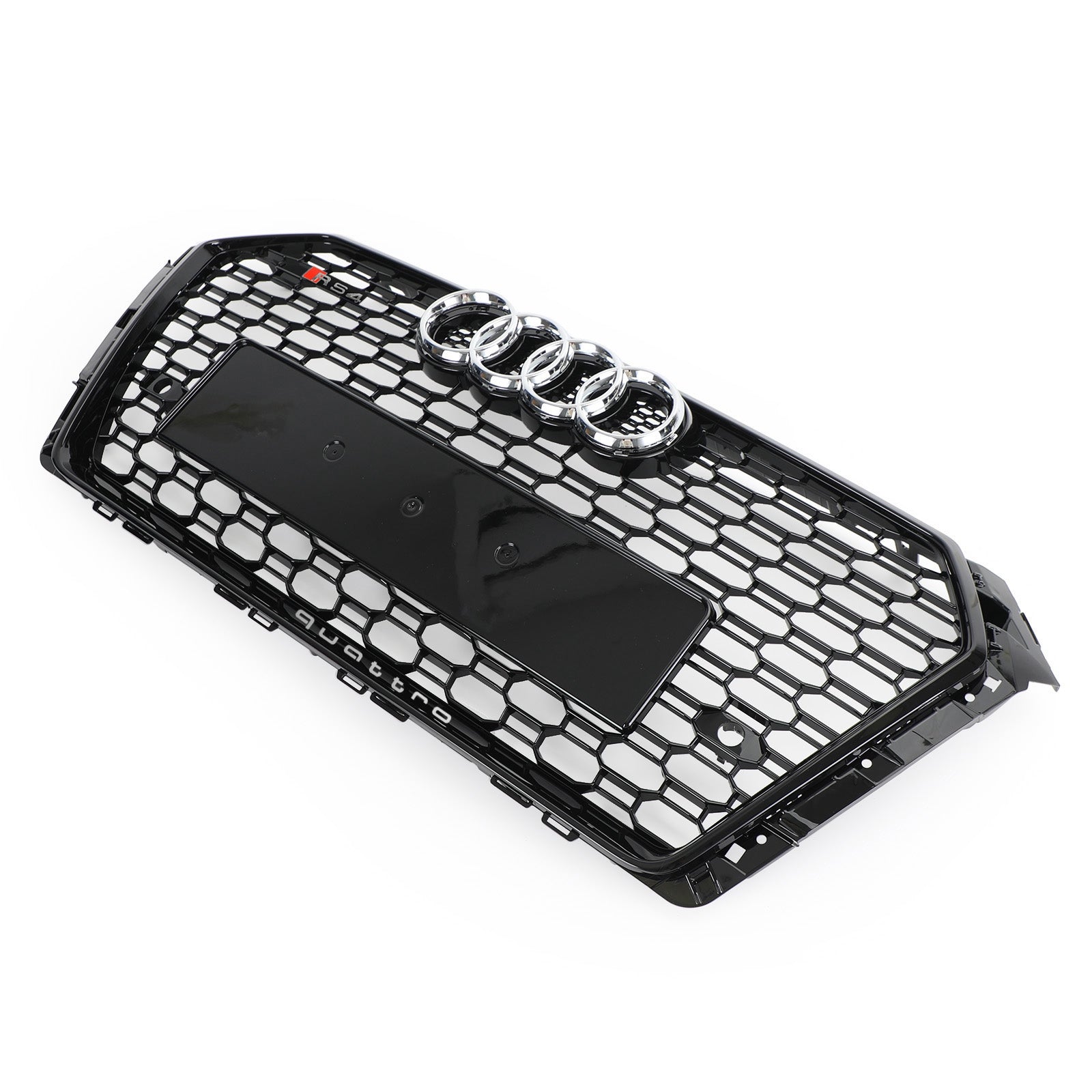 2017-2018 Audi A4/S4 B9 RS4 Style Honeycomb Mesh Hex Grille Grill Black