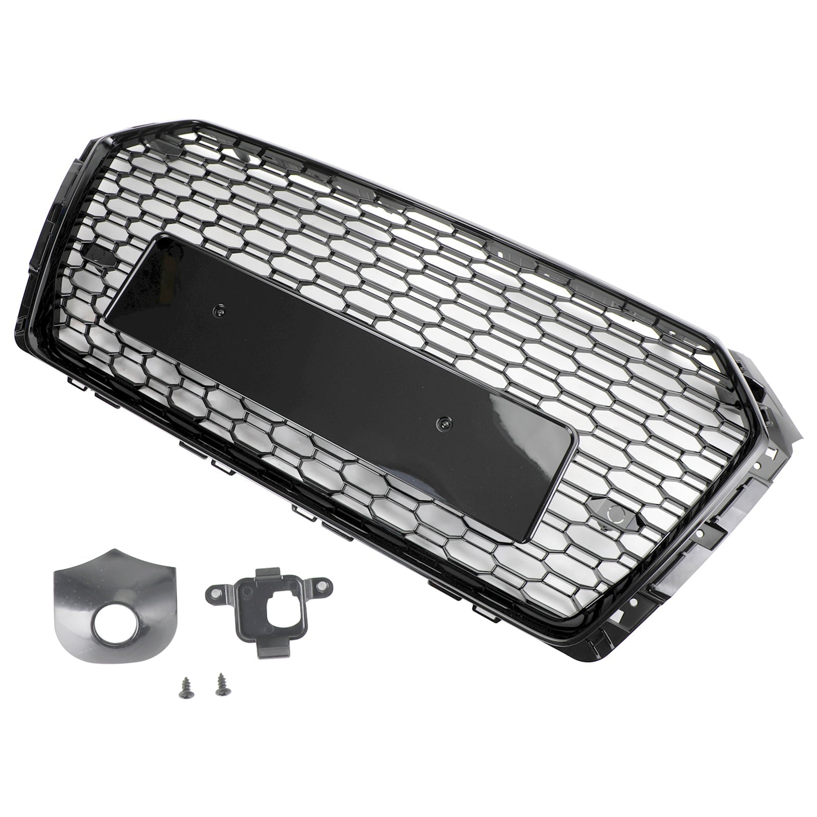 2017-2019 Audi A4/S4 B9 RS4 Style Honeycomb Mesh Hex Grille Grill Black