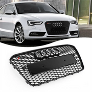 2013 2014 2015 2016 Audi A5 S5 B8.5 RS5 Style Honeycomb Hex Mesh Front Bumper Grille