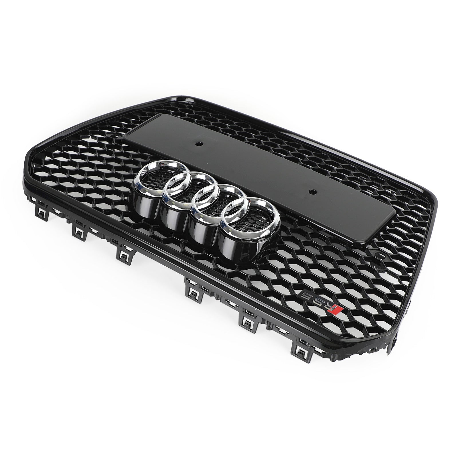 2013 2014 2015 2016 Audi A5 S5 B8.5 RS5 Style Honeycomb Hex Mesh Front Bumper Grille