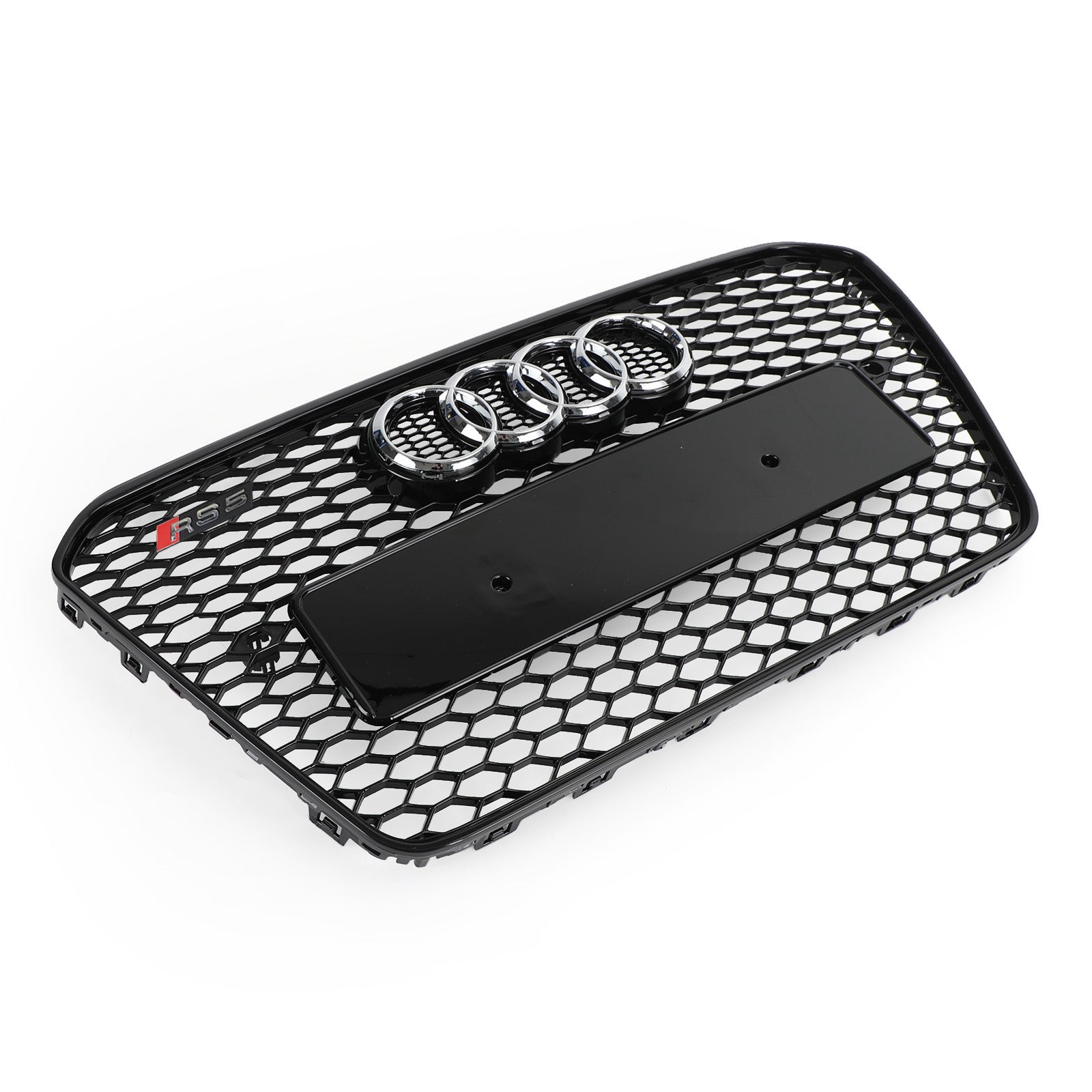 2013 2014 2015 2016 Audi A5 S5 B8.5 RS5 Style Honeycomb Hex Mesh Front Bumper Grille