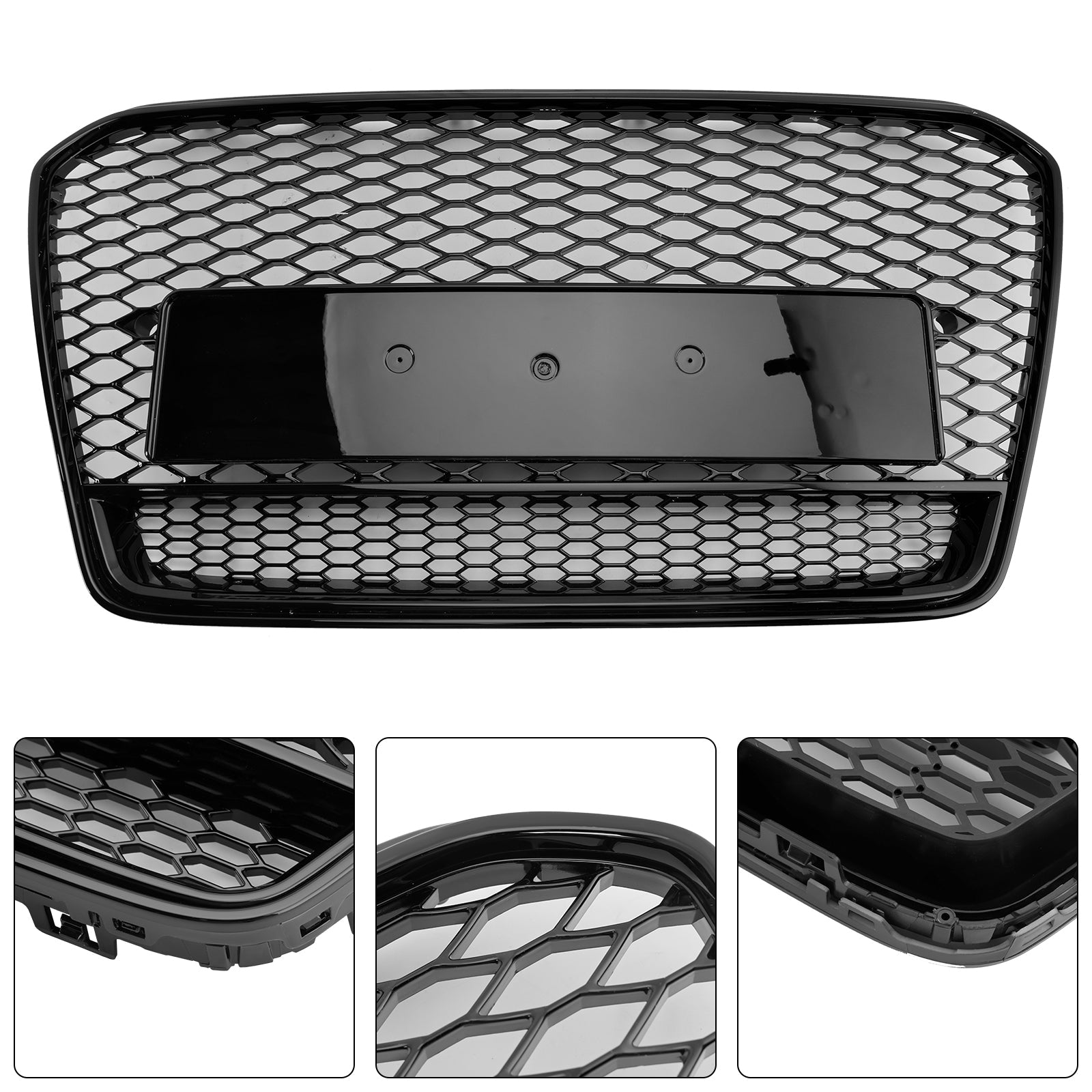 2013 2014 2015 2016 Audi A5 S5 B8.5 RS5 Style Honeycomb Front Bumper Grille Grill