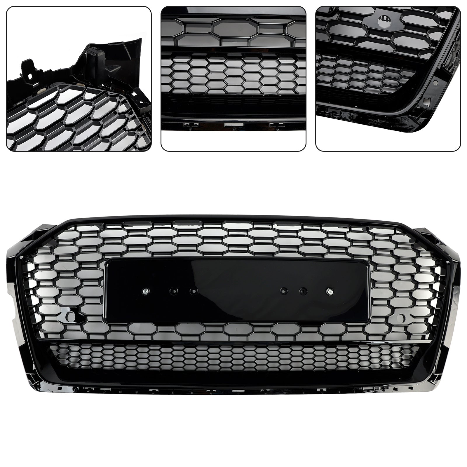 2017 2018 2019 Audi A5 S5 B9 RS5 Style Honeycomb Sport Mesh Hex Grill Grille