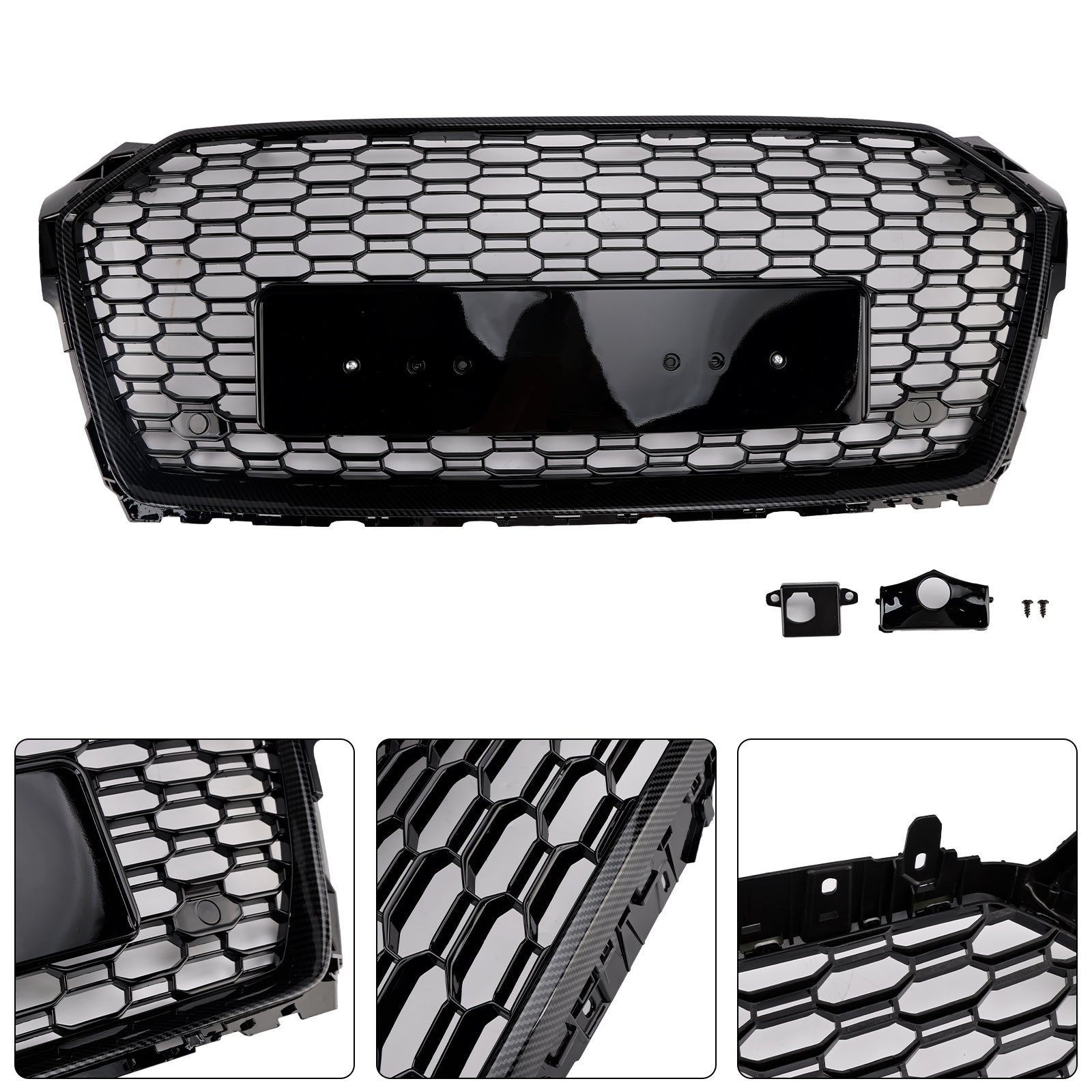 2017-2019 Audi A5 S5 B9 RS5 Style Sport Front Honeycomb Grill Grille