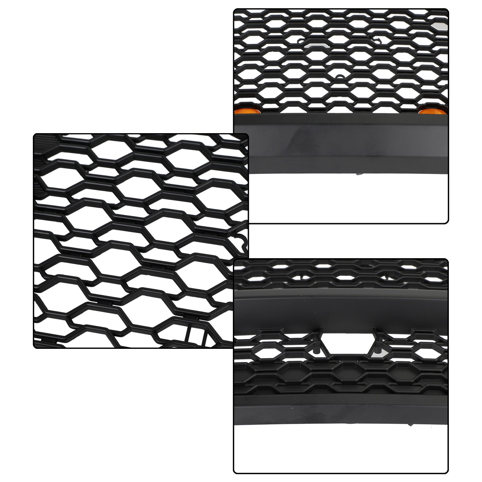 2019 2020 2021 2022 Dodge Ram 1500 TRX Style LED Honeycomb Front Upper Hood Grille