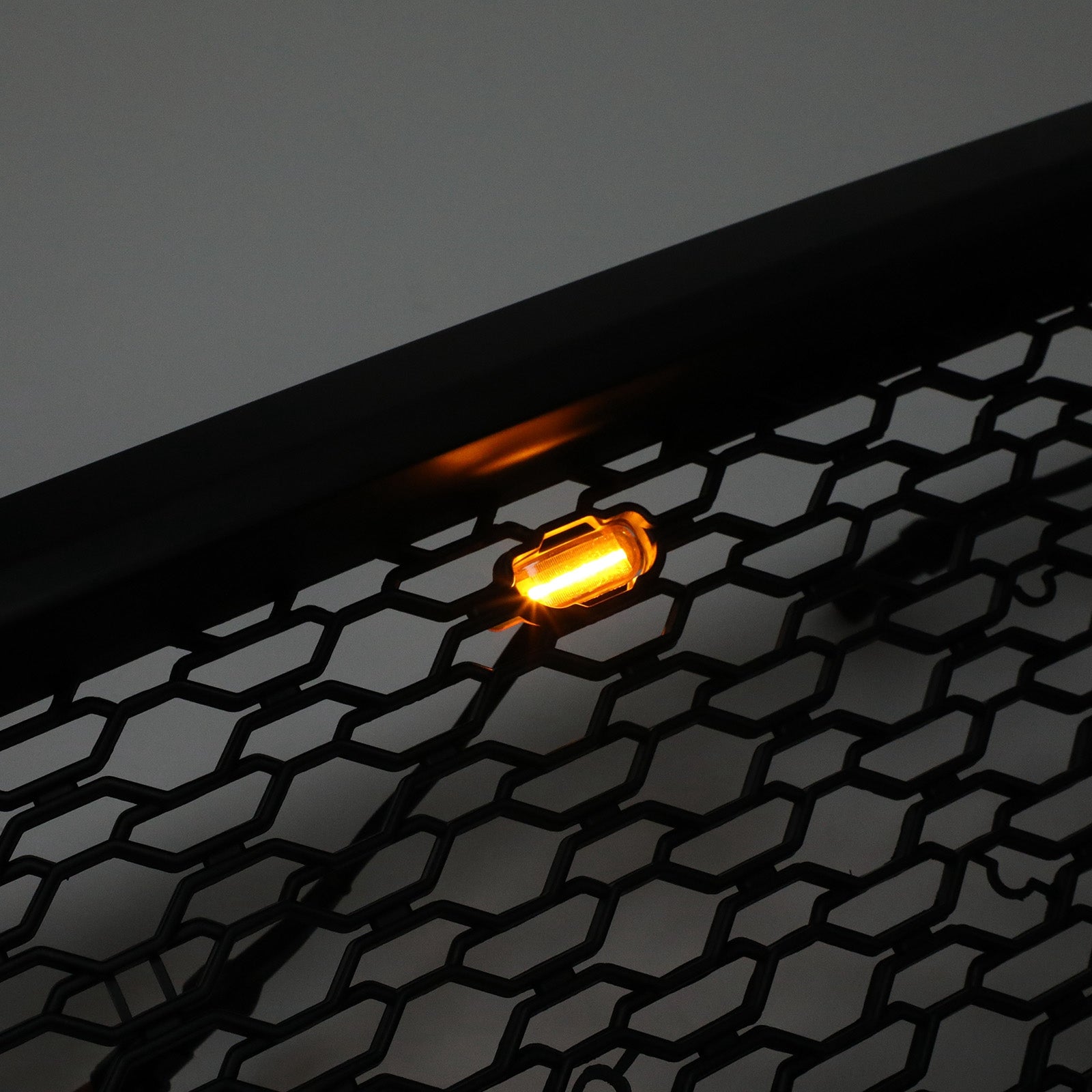 2019 2020 2021 2022 Dodge Ram 1500 TRX Style LED Honeycomb Front Upper Hood Grille