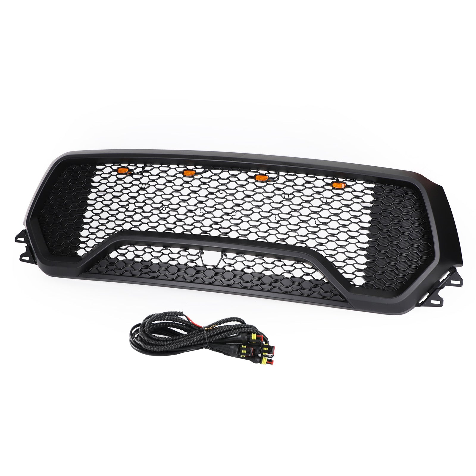 2019 2020 2021 2022 Dodge Ram 1500 TRX Style LED Honeycomb Front Upper Hood Grille
