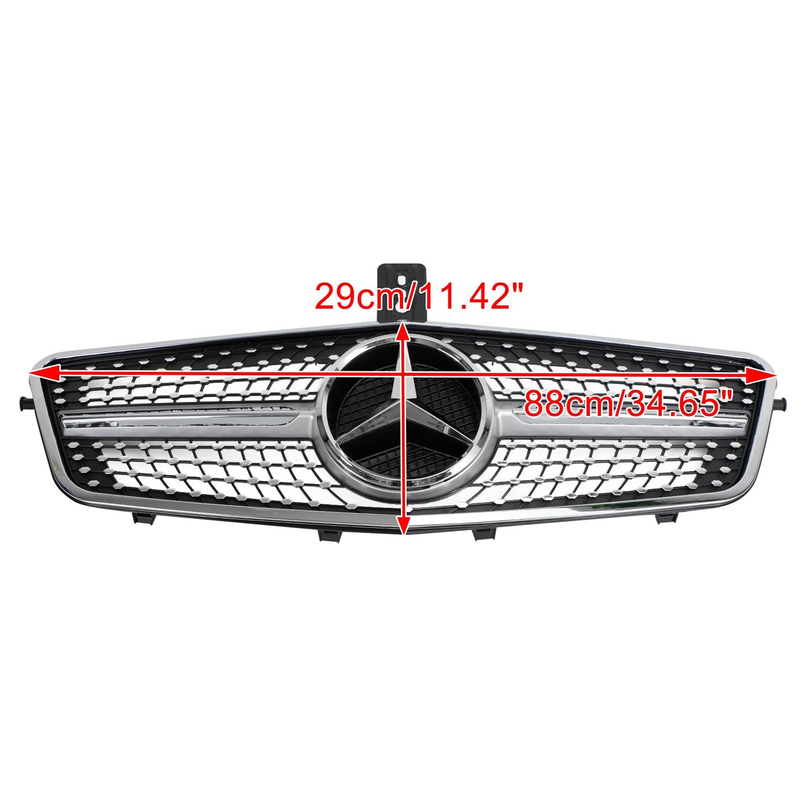 2010 2011 2012 2013 Mercedes-Benz W212 E Class E63 AMG E350 E550 Diamond Front Grille Grill