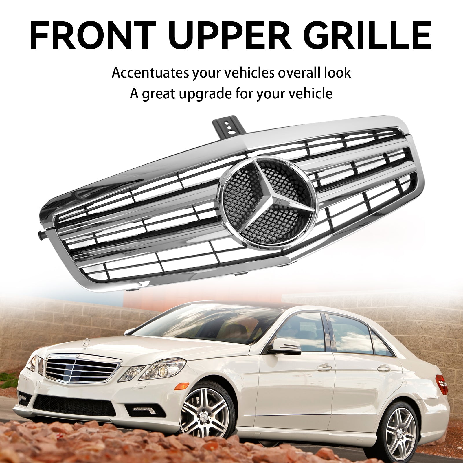 2010-2013 Mercedes-Benz W212 E Class E350 E550 Front Bumper Grille Grill