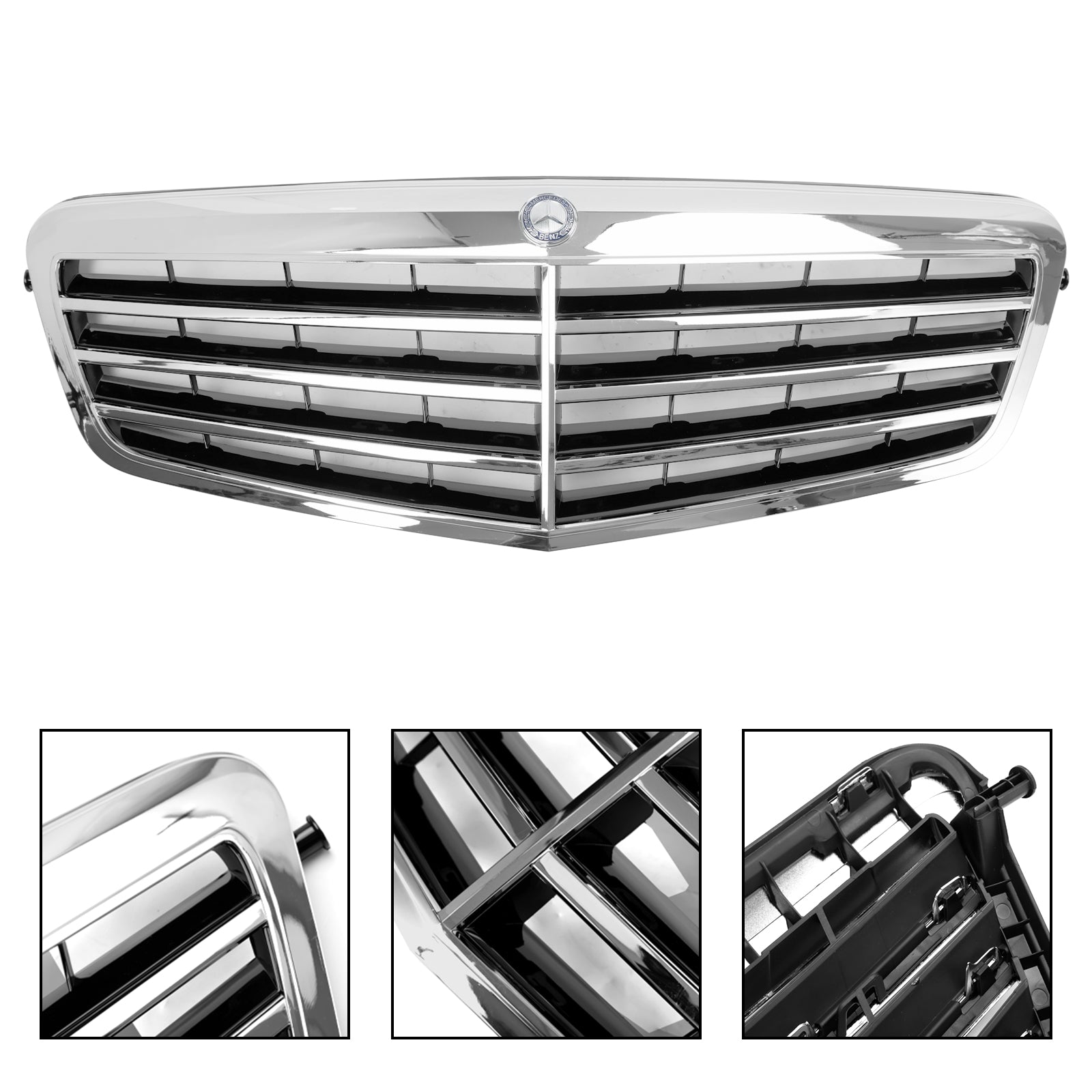 2010-2013 Mercedes-Benz E Class W212 E350 E550 Chrome Front Grill Grille