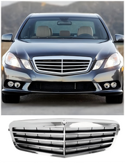 2010 2011 2012 2013 Mercedes-Benz E Class W212 E350 E550 Chrome Front Grill Grille