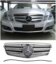 2010-2013 Mercedes-Benz E63 AMG Front Bumper Grill Grille Chrome