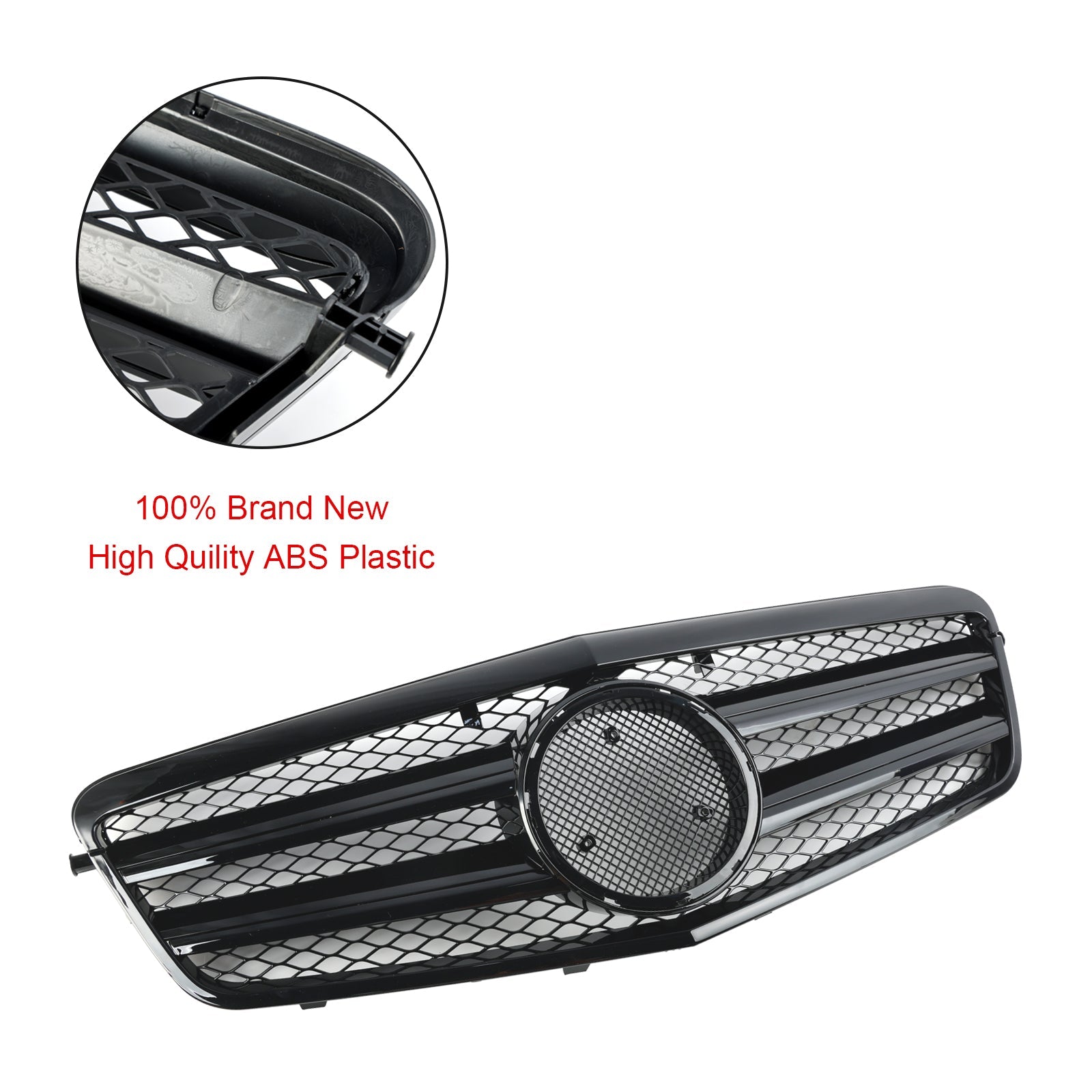 09.2009-02.2013 Mercedes-Benz E-Class W212 E200 E220 E350 E550 Front Bumper Grille Grill