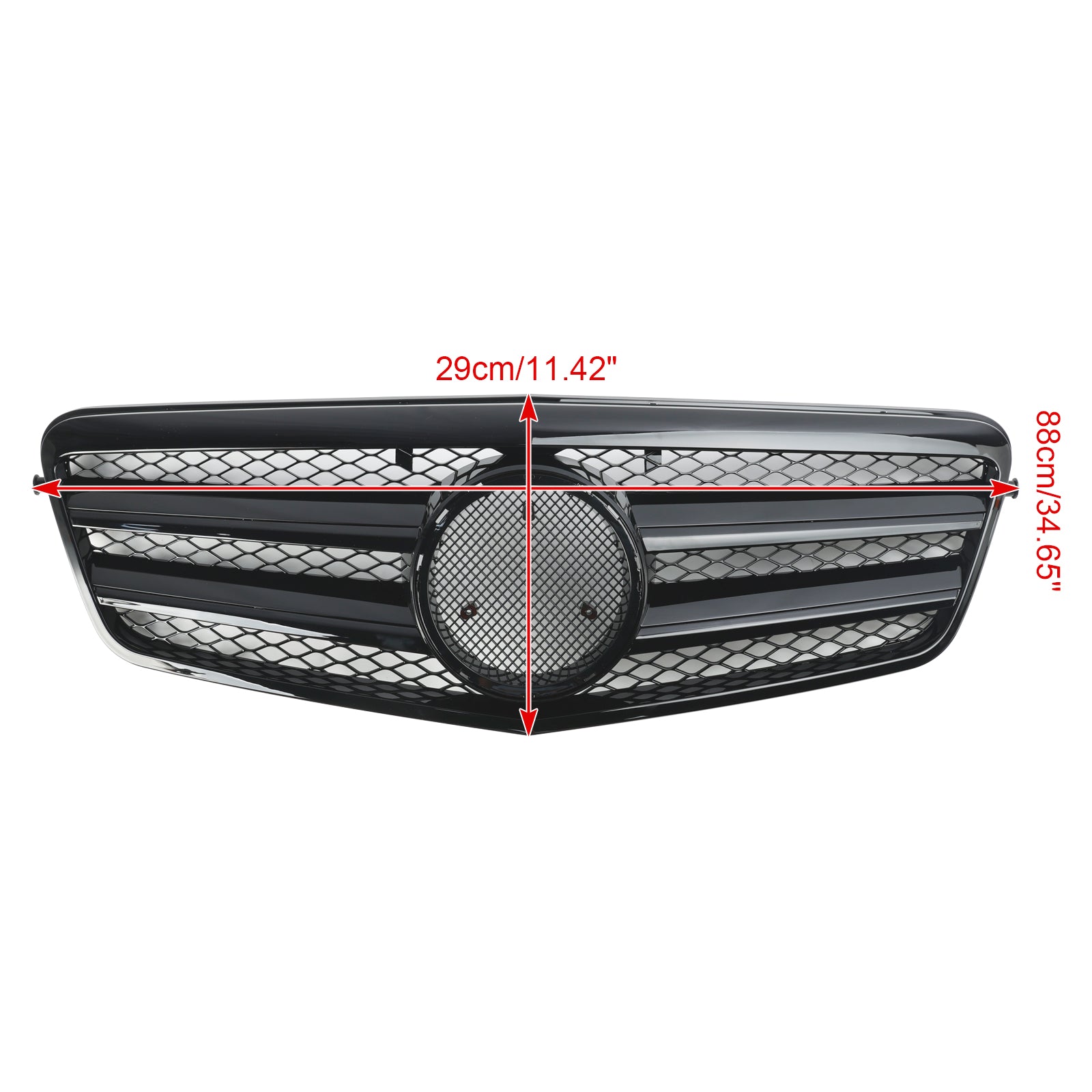2010 2011 2012 2013 Mercedes Benz E Class W212 E350 E550 Front Bumper Grille Grill