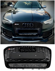 2012 2013 2014 2015 Audi A6 S6 C7 RS6 Style Front Mesh Honeycomb Grille Grill
